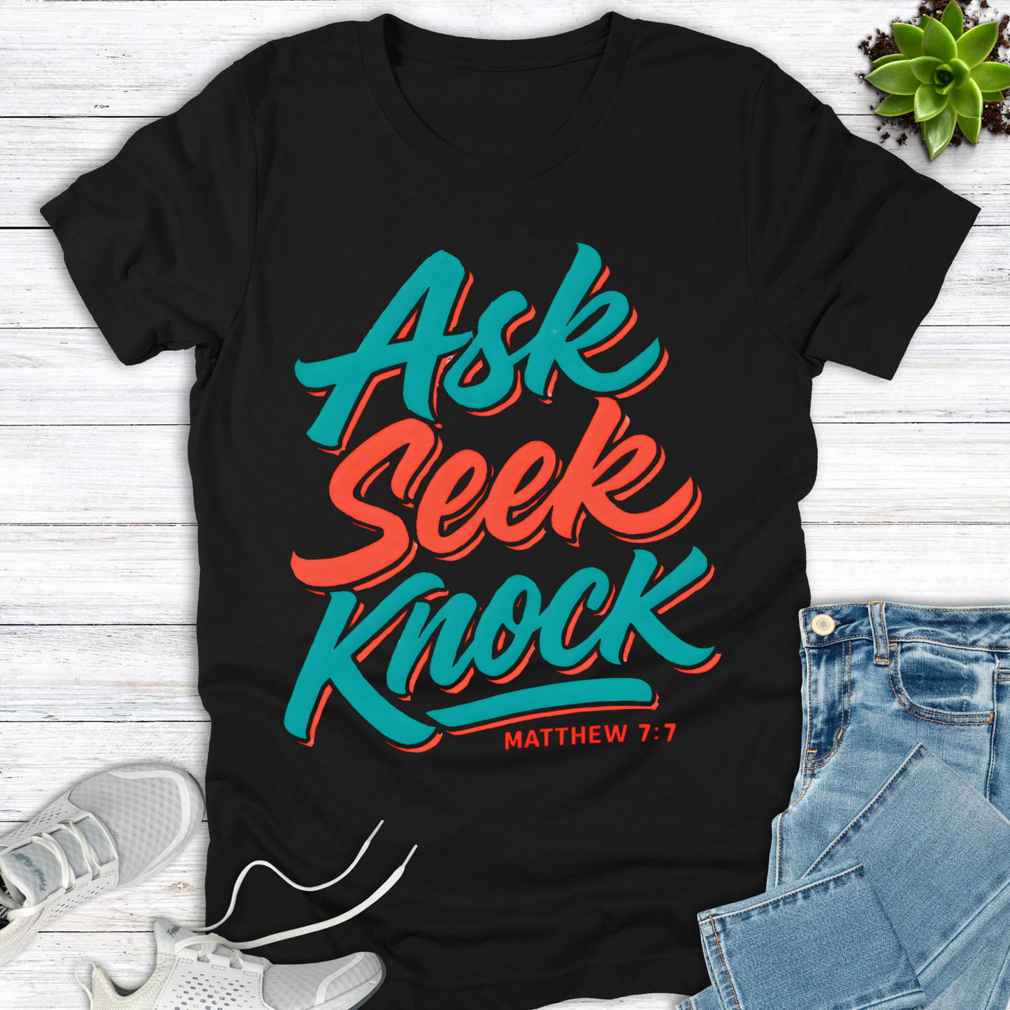 Ask Seek Knock T-Shirt