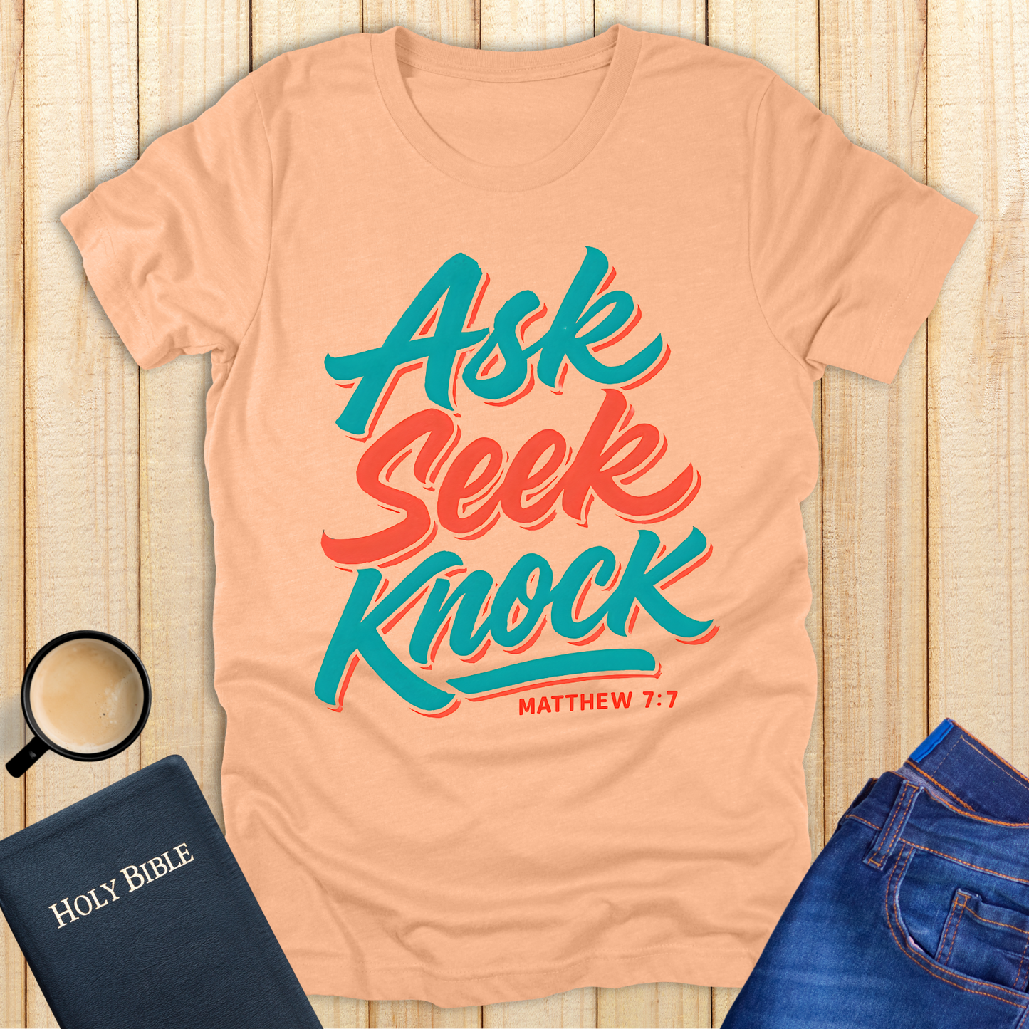 Ask Seek Knock T-Shirt