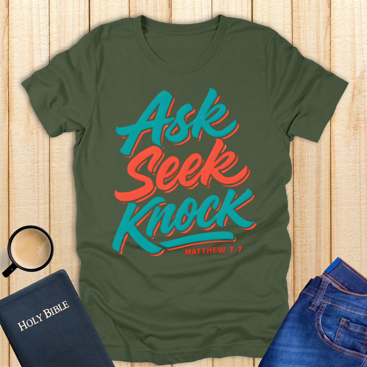 Ask Seek Knock T-Shirt