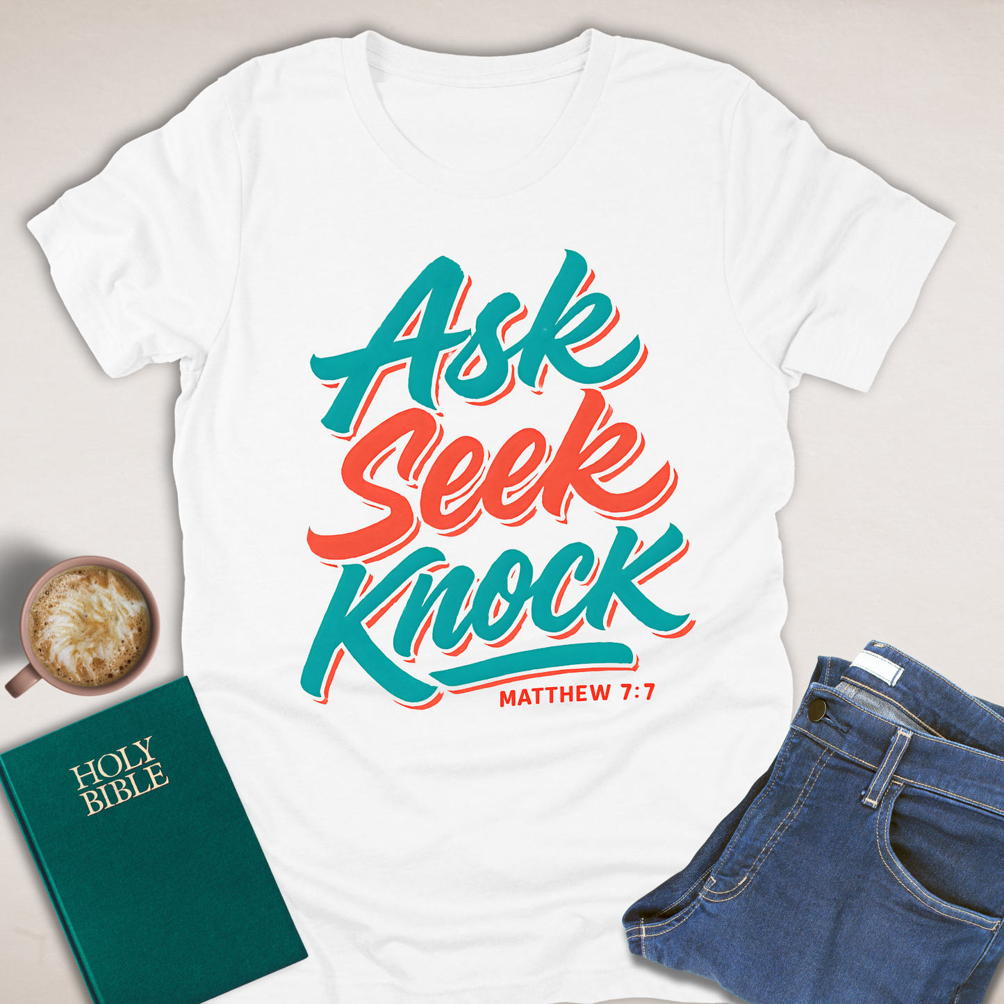 Ask Seek Knock T-Shirt