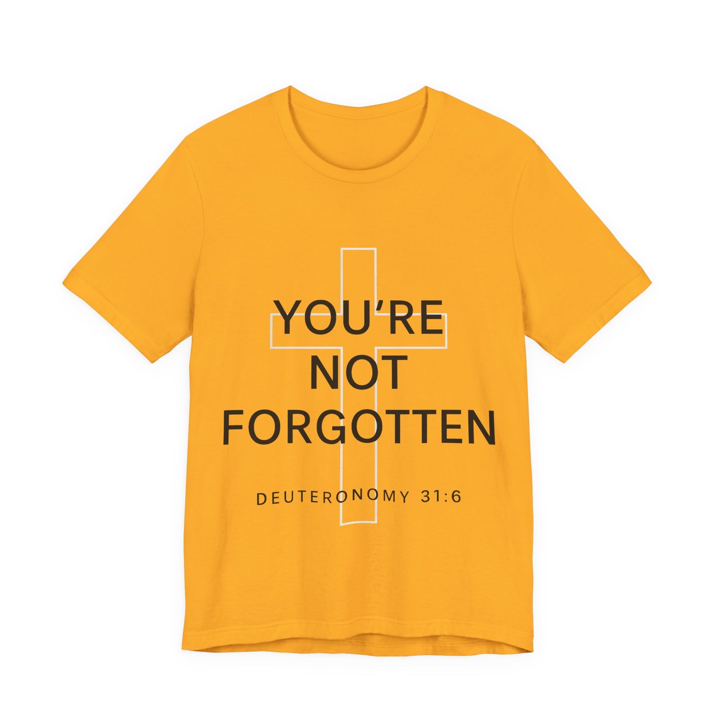 You're Not Forgotten Deuteronomy 31:6 T-Shirt