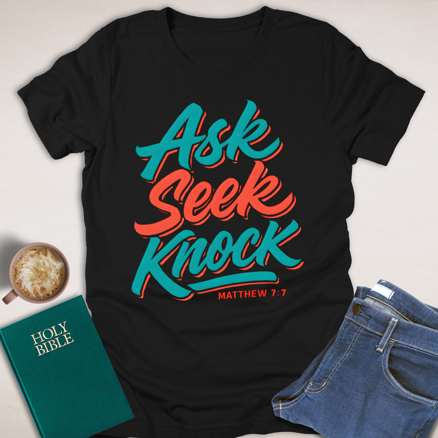 Ask Seek Knock T-Shirt