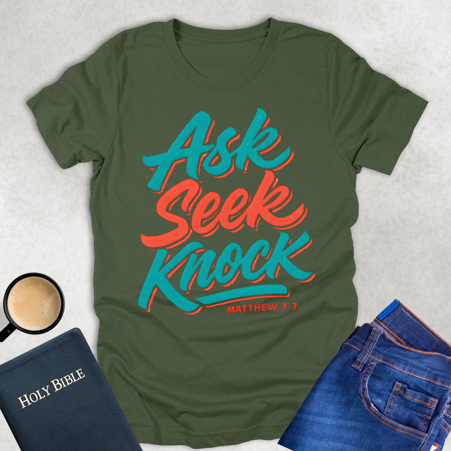 Ask Seek Knock T-Shirt