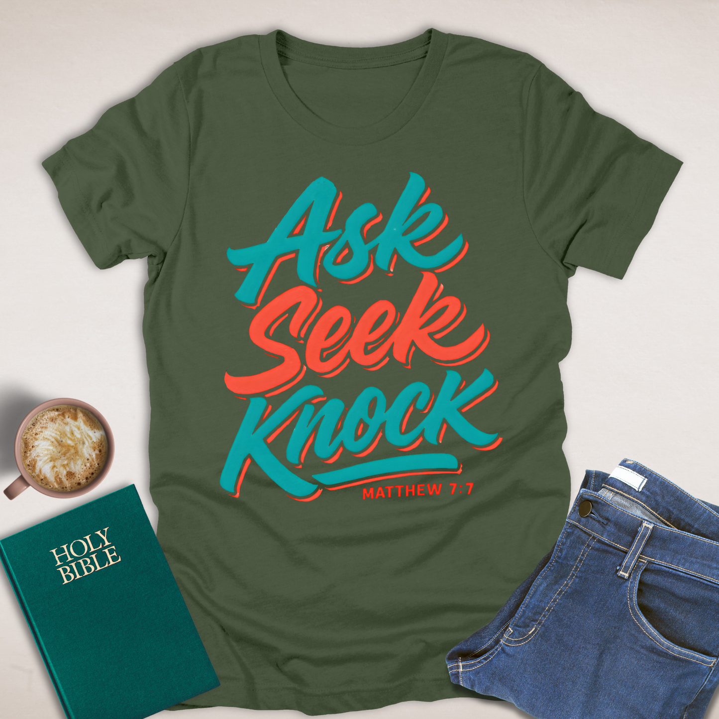 Ask Seek Knock T-Shirt