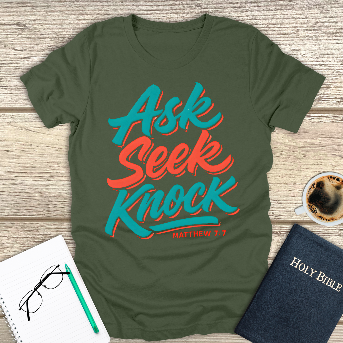 Ask Seek Knock T-Shirt