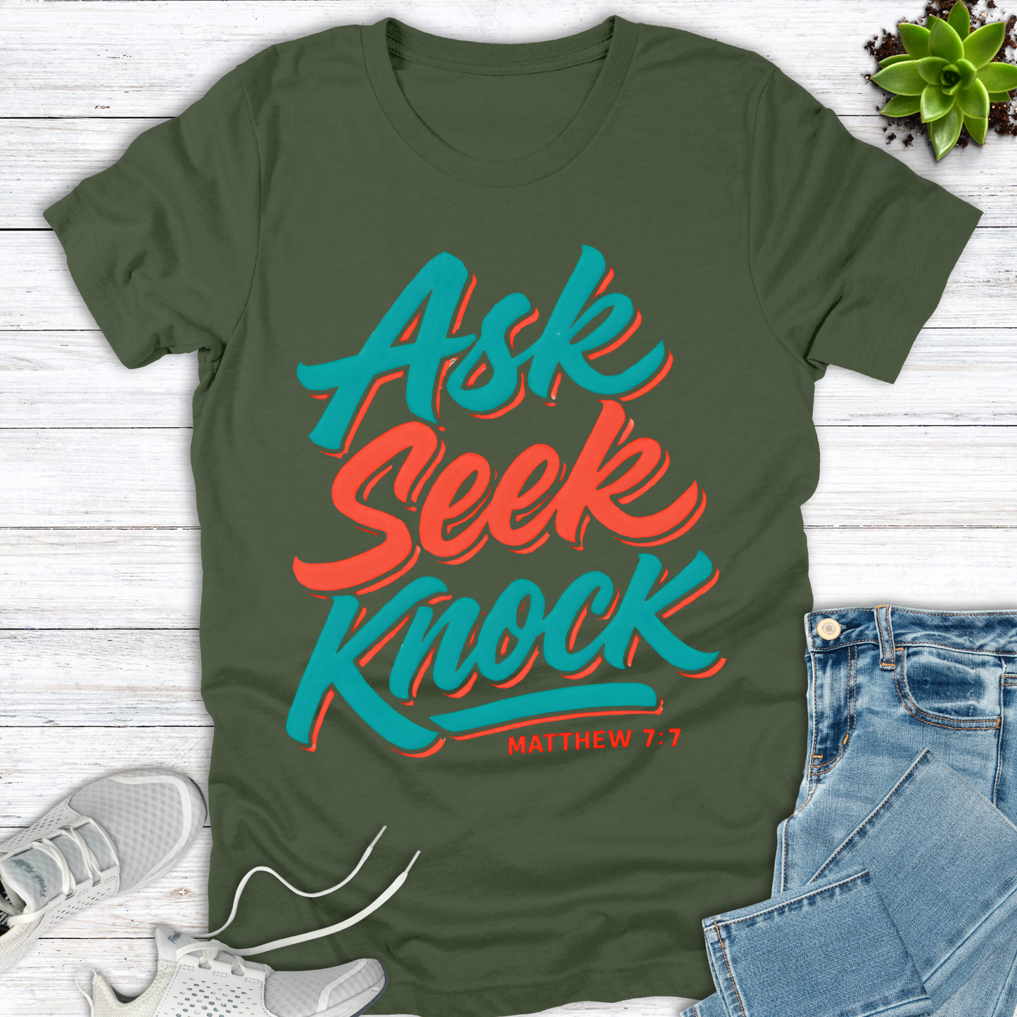 Ask Seek Knock T-Shirt