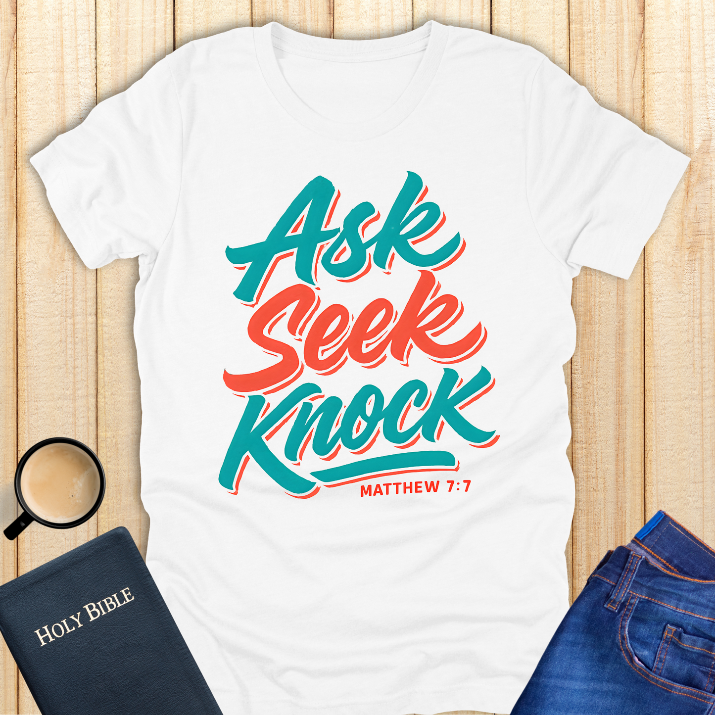 Ask Seek Knock T-Shirt