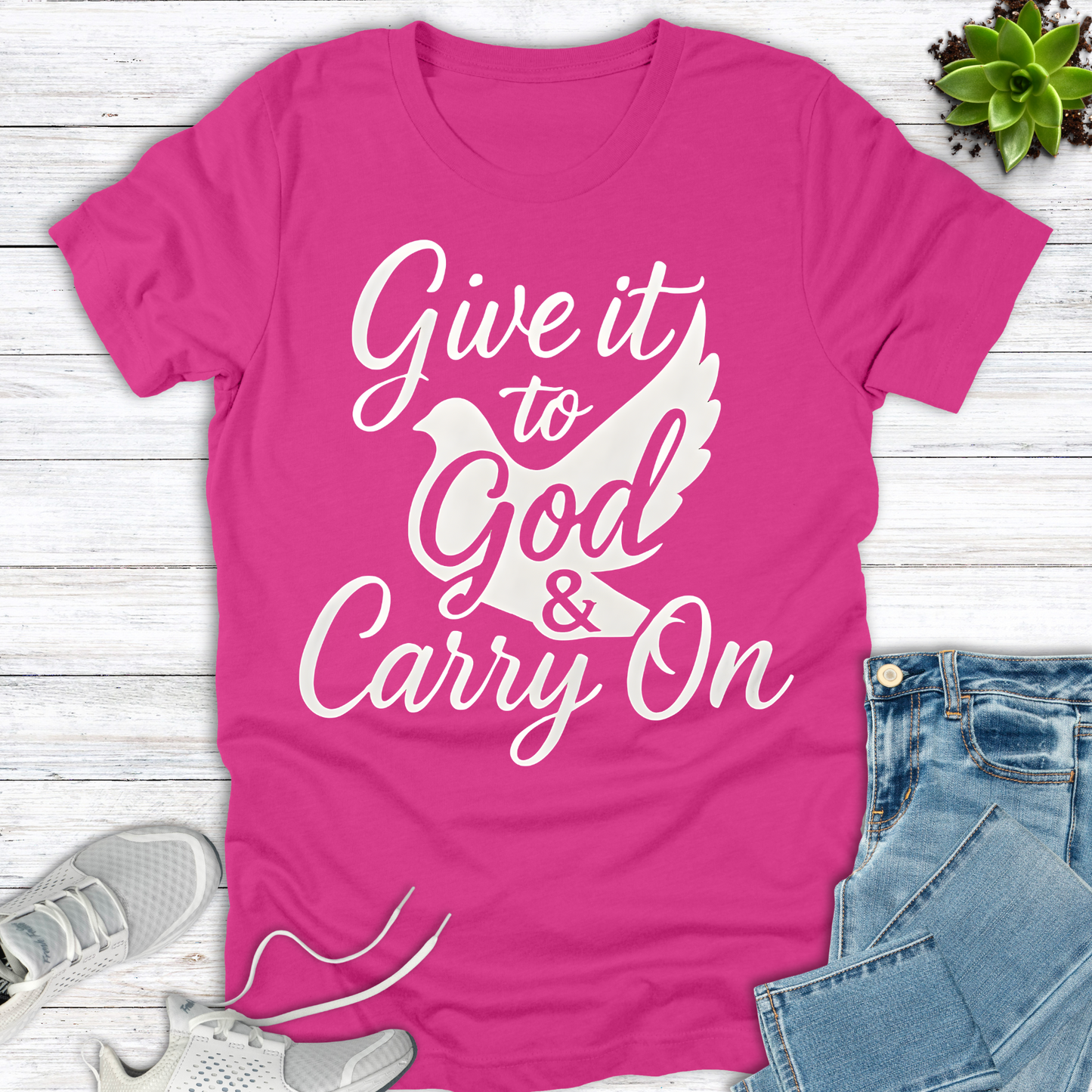 Give it to God & Carry On Dove T-Shirt