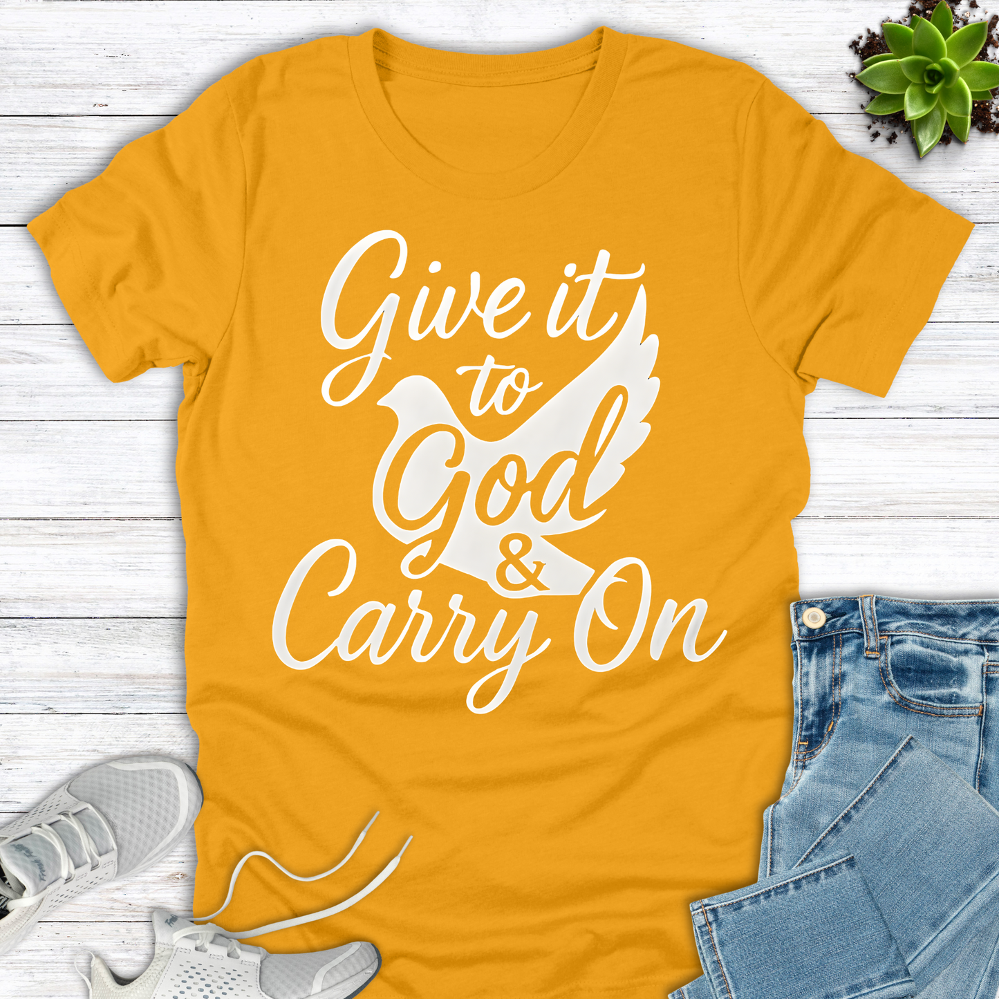 Give it to God & Carry On Dove T-Shirt